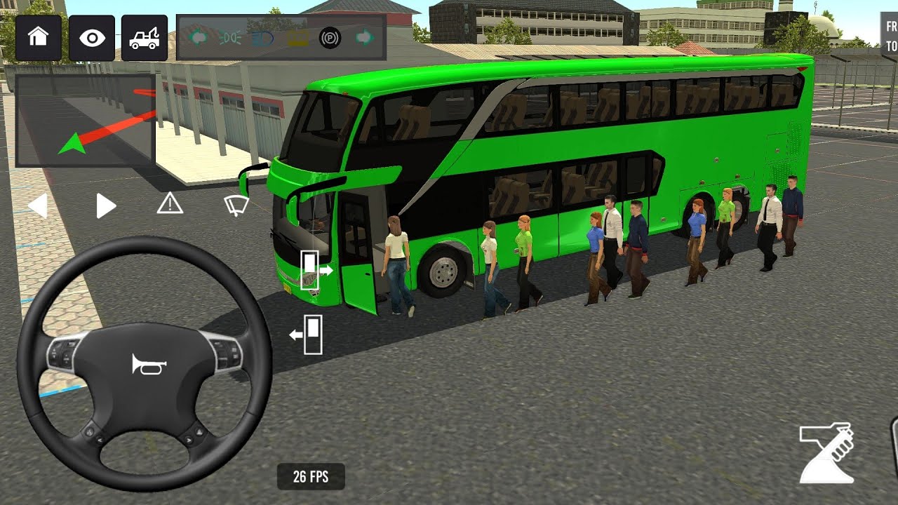 😍🥺2024 Indonesia Bus Simulator ll City Bus Driving: Bus Games 🎯  Bus Simulator Game 3D 