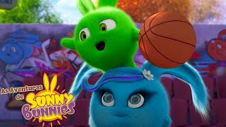 Desafio de basquete | As Aventuras de Sunny Bunnies | Desenhos Animados Infantis