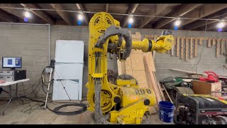 Running a 1.5 ton Industrial Robot With a Custom Opensource Controller part 1