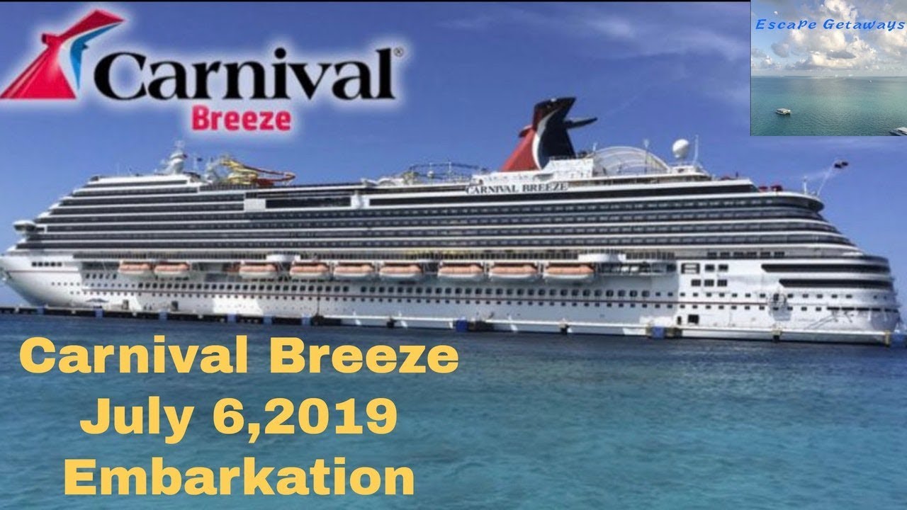 Carnival Breeze July 6 2019 Vlog Embarkation Rm 6304 Interior