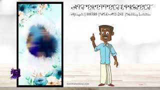 Aftereffects || 00380 || WED-AEI-241 | Wedding Invitation | Multi Languages | #EditPointIndia ||