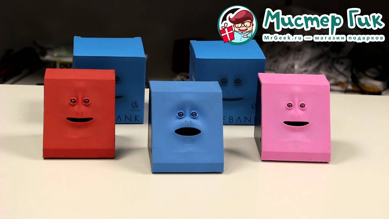 Жующая копилка Face Bank YouTube