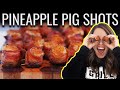 GLORIOUS Bacon-Wrapped Pineapple Pig Shots | How To