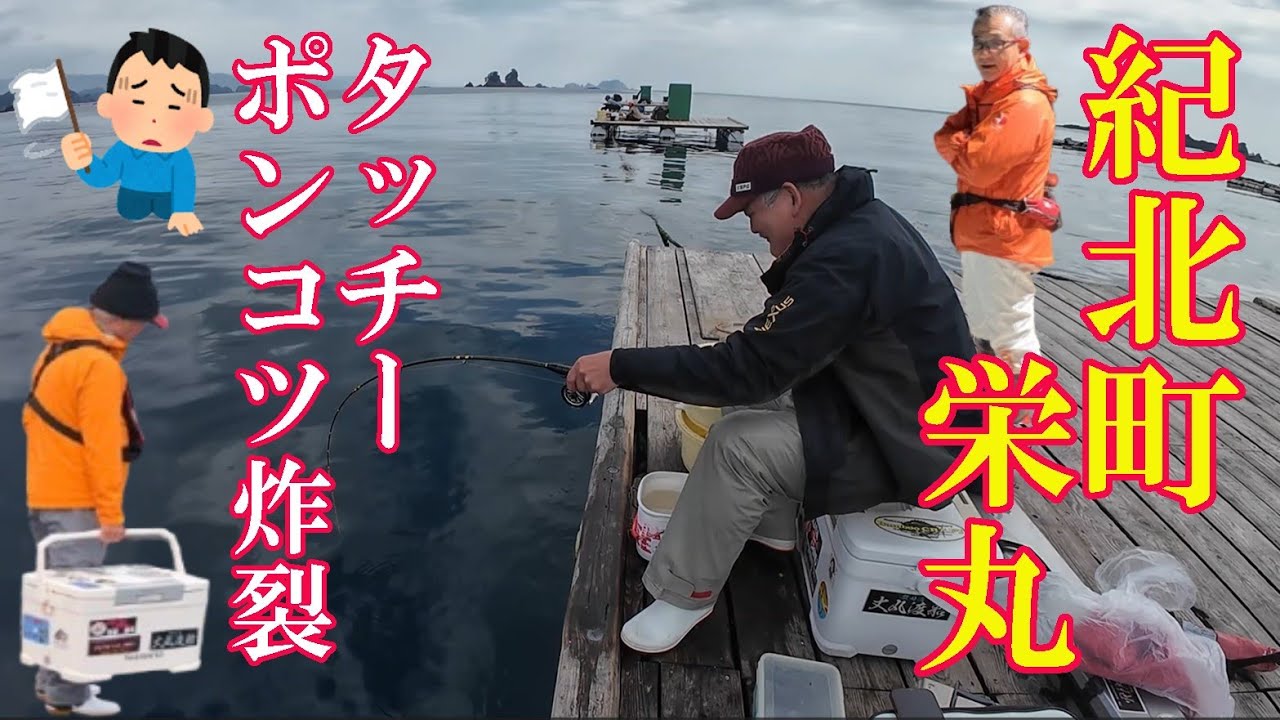 チヌかかり釣りタッチーちゃんねる＃98　白浦・栄丸渡船　激渋ながらチャンスが・・・物にできるかポンコツタッチ～！