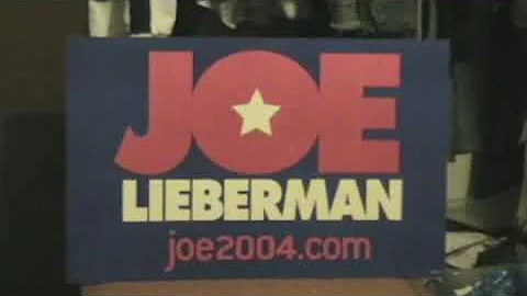 Joe Liberman 2004 election memorbila