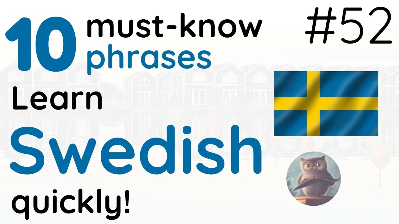 Learn Swedish phrases - 52
