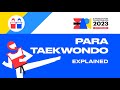 Para Taekwondo explained | EUROPEAN PARA CHAMPIONSHIPS 2023