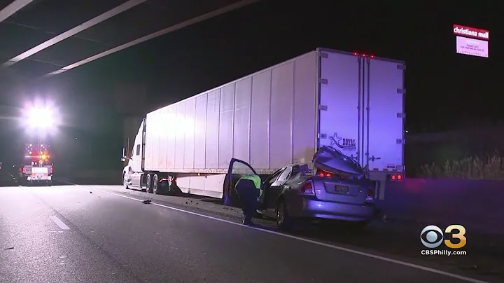 Car Crashes Into Tractor-Trailer On I-95 In Wilmington