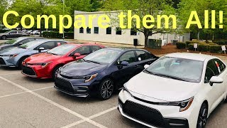 Comparing ALL 2020 Corolla Trim Levels: How to Choose!