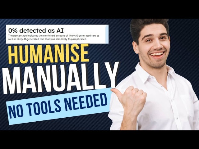 AI Detectors Can't Flag This Manual Technique | Remove AI detection FREE