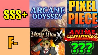Every *NEW* Anime Roblox GAME RANKED!! Worst to Best