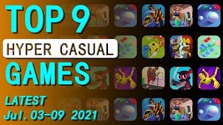 Top 9 NEW Hyper Casual Game Ideas (Jul.03 - 09, 2021) | New Games Daily
