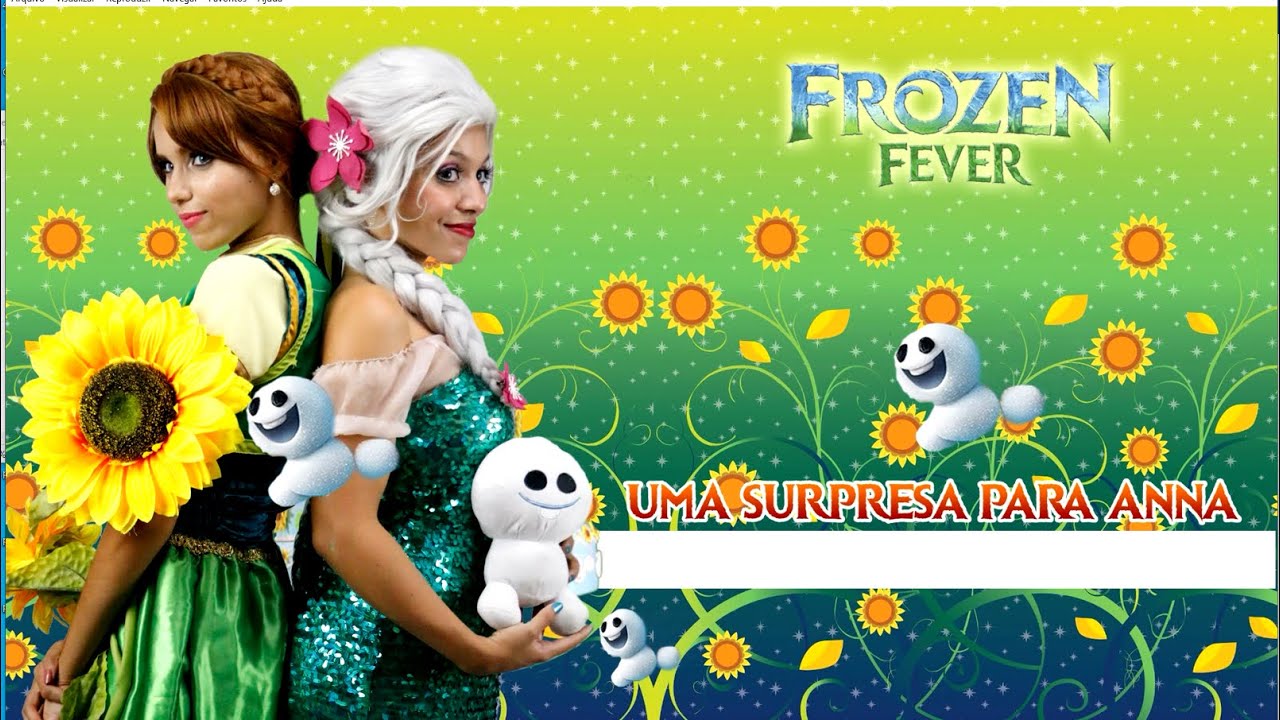 FROZEN FEVER em Duque de Caxias / Peça de Teatro - 2016 // Uma surpresa p/ Anna /// CIA. Rindo à toa