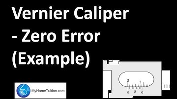 Vernier Caliper - Zero Error (Example) | Introduction to Physics