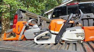 Firewood with my Husqvarna 562xp and Stihl 400c