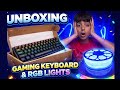 Unboxing gaming keyboard and rgb light/gaming room tour ~AGENT KID | HARDIK JAGWANI☆ #viral #youtube