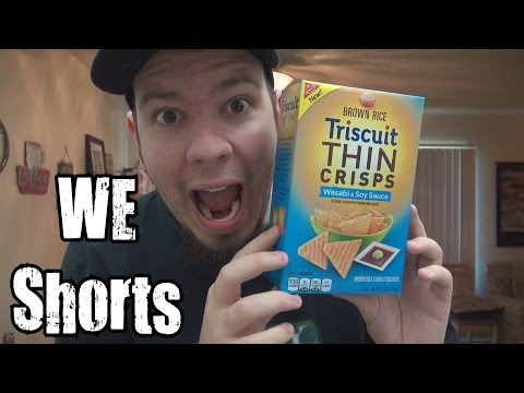 WE Shorts Triscuit Thin Crisps Wasabi Soy Sauce