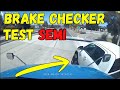 Idiot Truck Driver Runs Stop Sign And Pulls Out Onto Highway