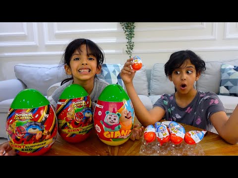 بيضة جوجو الصغيرة ضد بيضة سارة الكبيرة