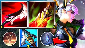 RIVEN TOP ASSASSIN BUILD IS FANTASTIC! (1 COMBO = ONE KILL) - S13 Riven TOP Gameplay Guide