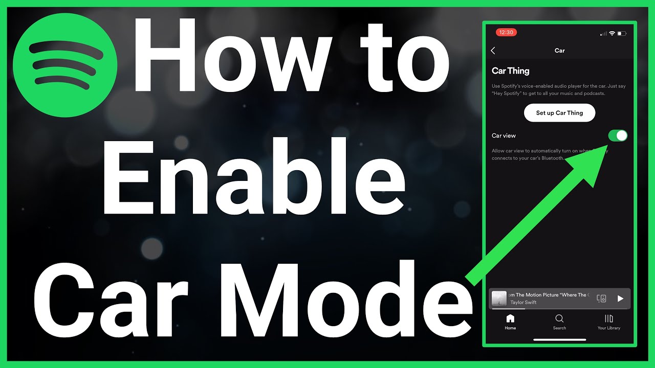 How To Turn On Car Mode On Spotify 