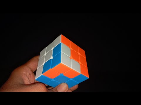 Staircase. Slow tutorial with code. Rubik's cube patterns.