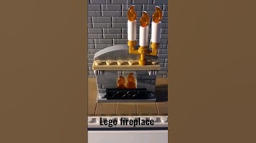 How to build Fireplace #lego #legotutorial