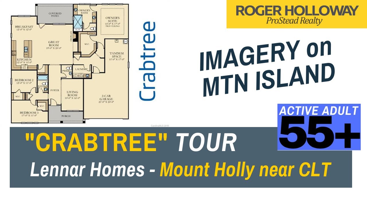 Luxury Ranch Home in 55+ Imagery On Mtn Island [CRABTREE Pinnacle