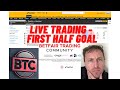 Live Betfair First Half Goal Profitable Strategy for Football Trading