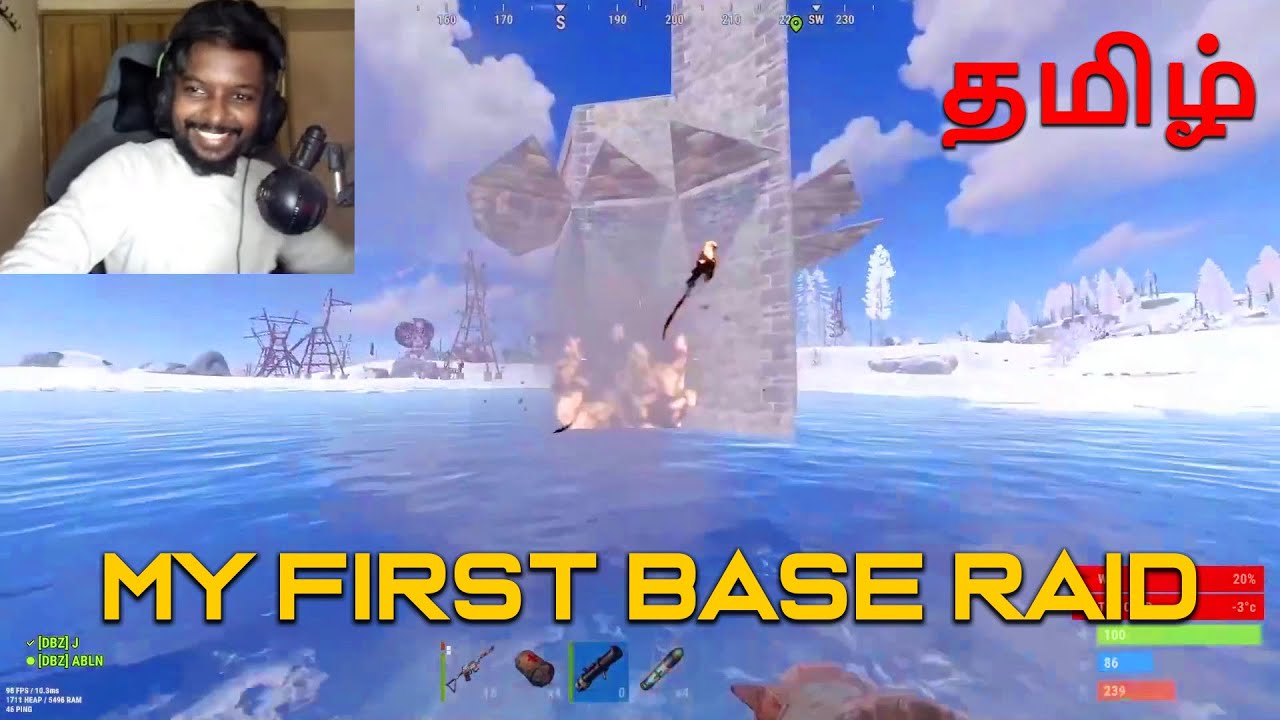 My First Base Raid in Rust | Tamil | Stream Highlights - YouTube