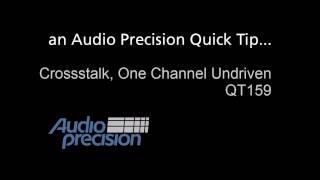 QT159 - Crosstalk One Channel UnDriven