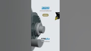 Axial Milling with Driven Tool: Main Spindle as Rotary Axis (C+Y Axis) #shorts #cncturning #cnc