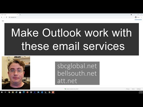 If your Outlook stopped working with sbcglobal.net, att.net or bellsouth.net here's how to fix it