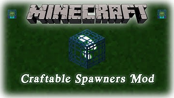 Craftable Spawners Mod Plus an AMAZING 1.5.2 Seed