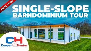 Cooper&Hunter Slim Duct at Cleburne Single Slope Barndominium Home