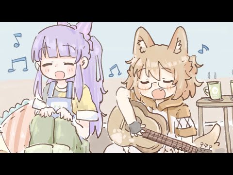 Koragi and Alker singing at the cabin! (comfy camping vibes)