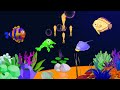 Gentle Underwater Fish🐬 Lullaby for Babies  Soft Bedtime Sleep Music🎼 with Aquarium Scenes