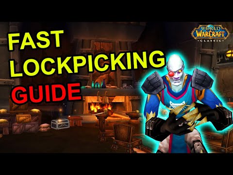 Fast 1-300 Rogue Lockpicking Guide - Classic WoW