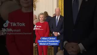 Hillary received the Presidential Medal of Freedom. #short, #shorts,