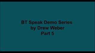 Famous Drew Weber's BT Speak Demo Series Part 5: A few applications Net Worth