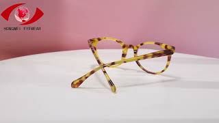 Soft Demi-Tone Acetate Glasses: Subtle Elegance Redefined