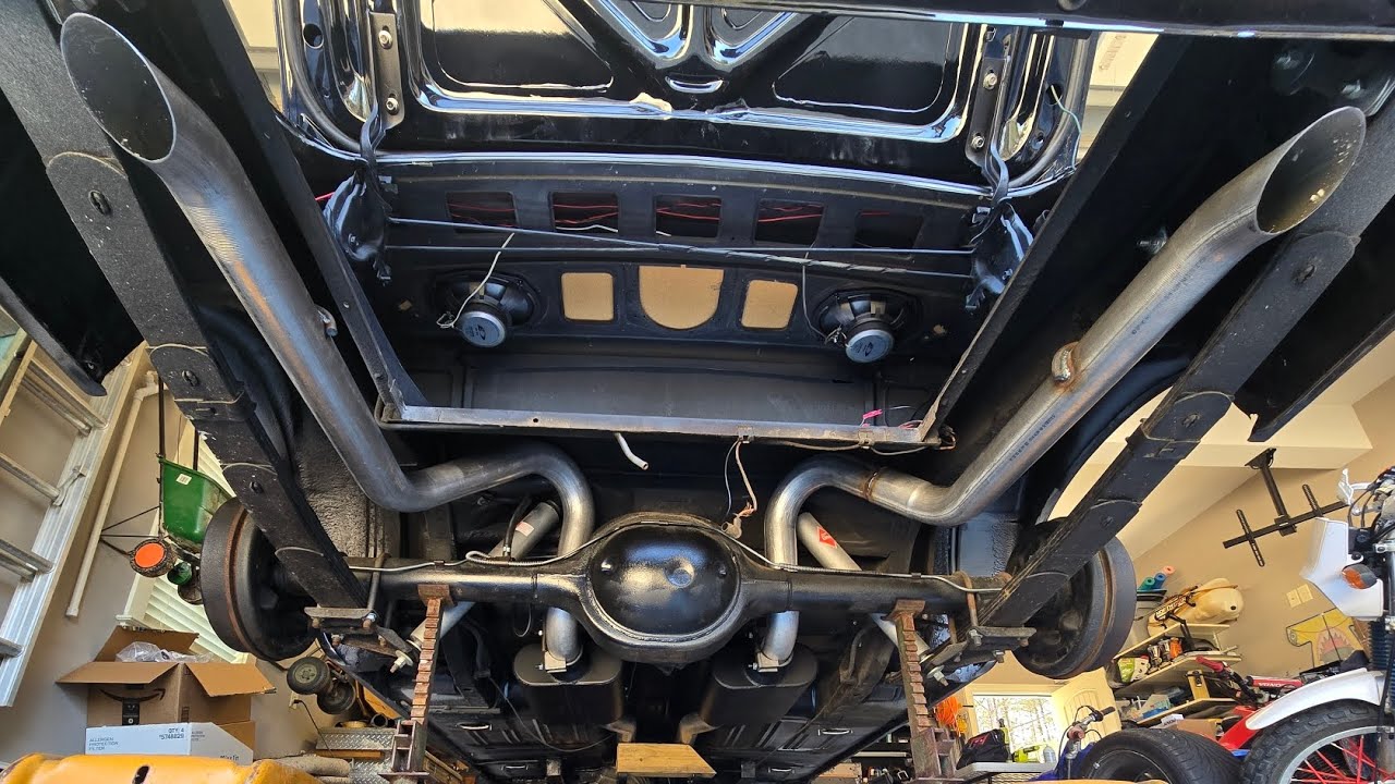 1968 Ford Mustang Coupe Hooker Competition Headers 2.5" Flowmaster super 44 H pipe new exhaust