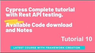 #CypressTutorial Cypress Automation Testing from Scratch + Framework Creation - Handle Iframe