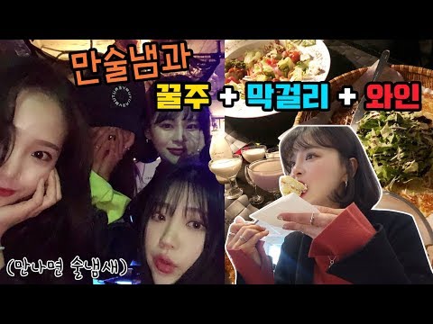 [일상vlog] 만나면 <strong>술냄새</strong>🍶🍻🍷나는 모임은 이날도 홍대에서 알콜로 적셨다 ※시끄러움 주의!