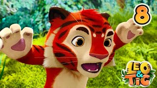 Leo and Tig 🦁 Flying High - Episode 8 🐯 Funny Family Good Animated Cartoon for Kids