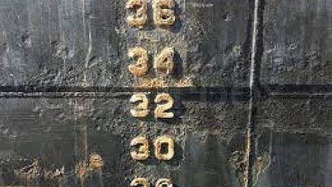 Hull Markings/Draft Marks/Plimsol marking/ Bow Thruster marking