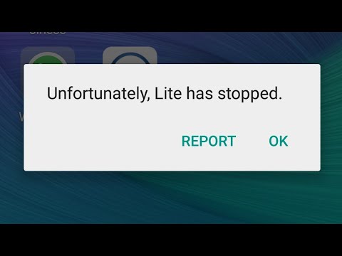 How to fix unfortunately Facebook lite has stopped - YouTube