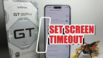 How To Set Screen Timeout On Infinix GT 30 Pro