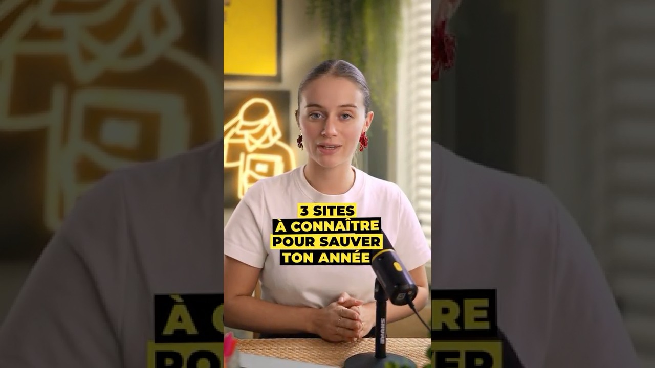 3 sites à connaître pour sauver ton année 📚👨🏼‍💻