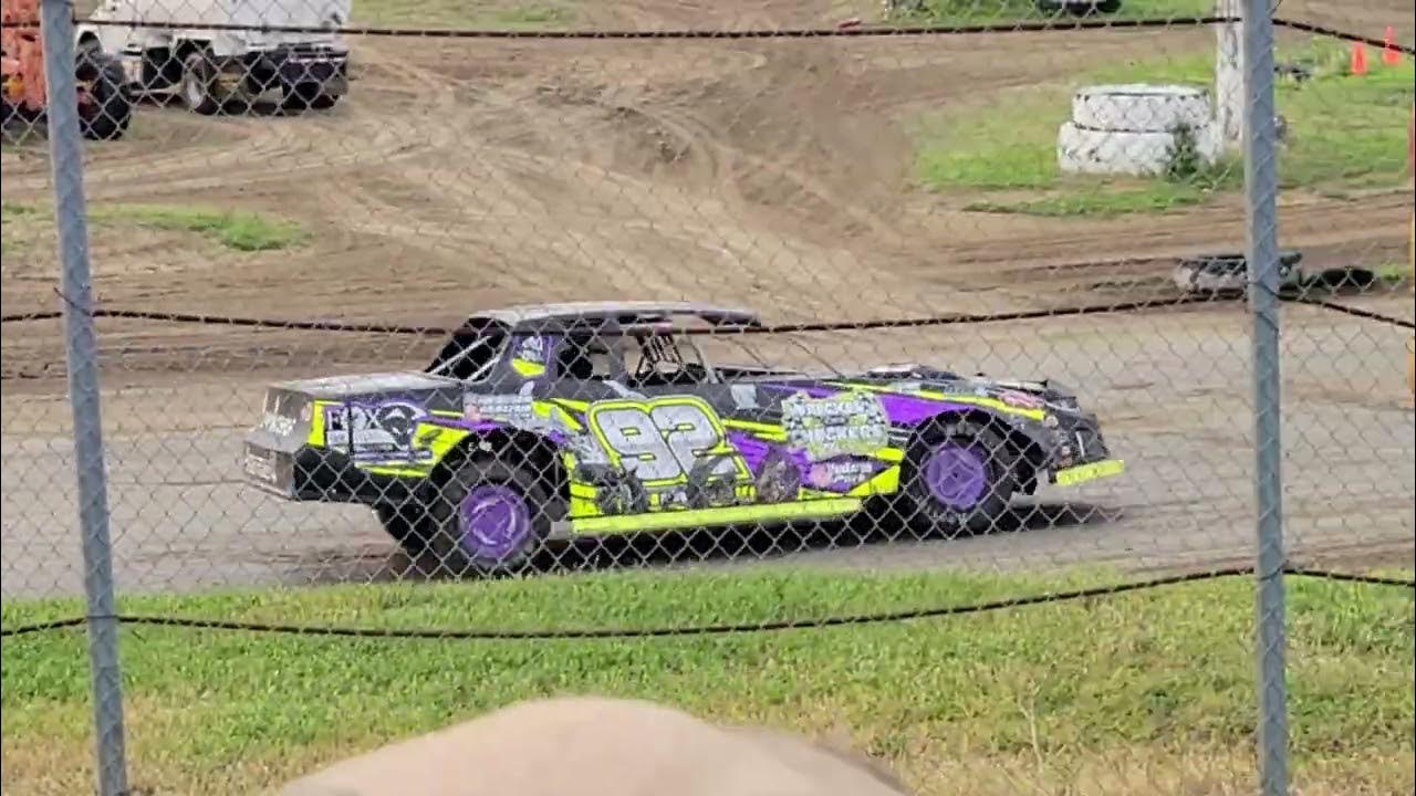 Stuart Speedway 29 May 2022 IMCA stock car heat race YouTube
